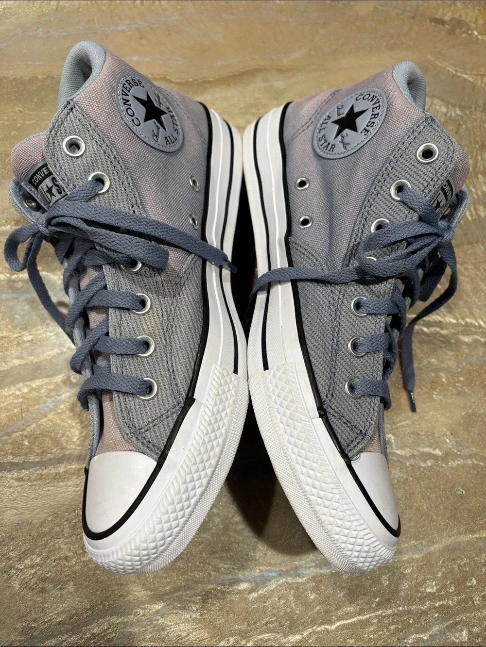 Converse Chuck Taylor All Star Malde Light Blue with Pink Size Men’s 9 Women’ 11